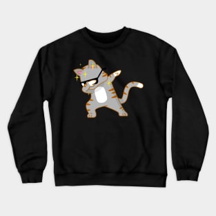 dab cat Crewneck Sweatshirt